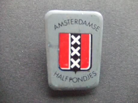 Amsterdamse Halfpondjes Chocoladekorrels grijs